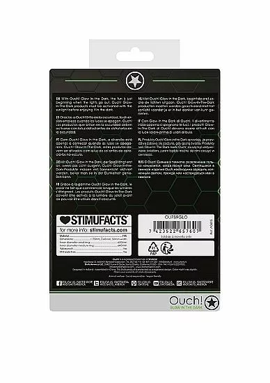 Ouch! Cockring En Ballstrap Glow In The Dark - Afbeelding 3