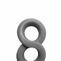 Dreamtoys Cockring In 8-Vorm - Grijs