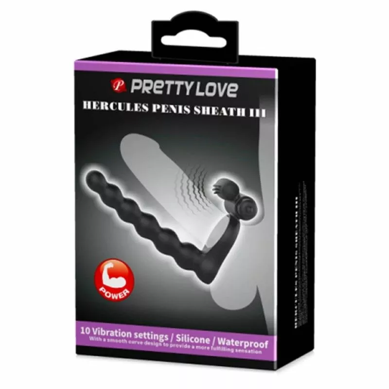 Pretty Love Cockring Met Anal Beads En Clitoris Stimulator - Afbeelding 5