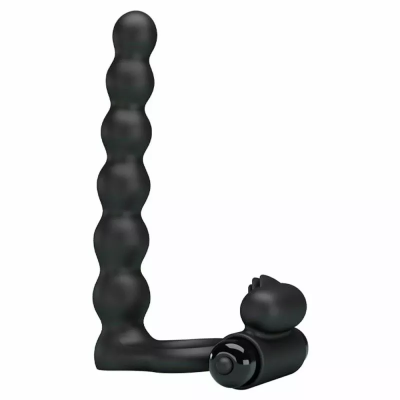 Pretty Love Cockring Met Anal Beads En Clitoris Stimulator - Afbeelding 4