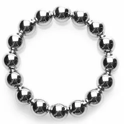 Master Series Cockring Met Beads - Zilver