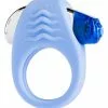 Mae B Cockring Met Vibratie Stylish Soft Touch - Blauw