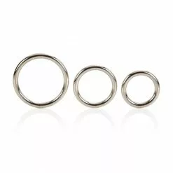 California Exotic Cockring Set Silver Rings - 3 Stuks