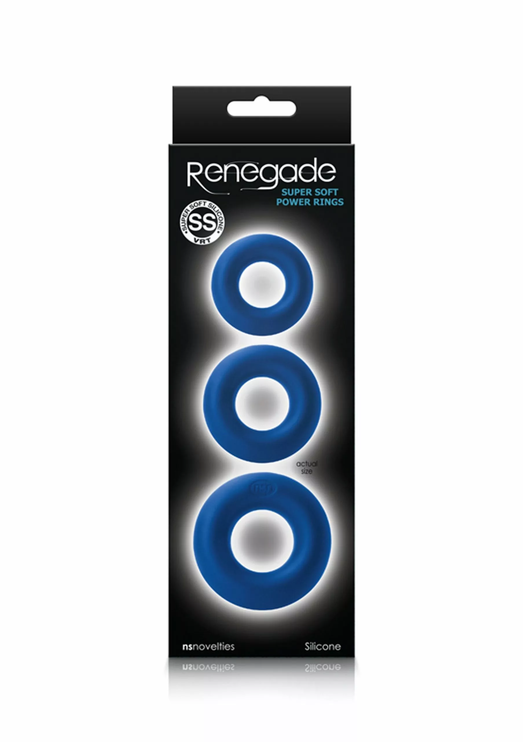 Cockringen Set Renegade Soft Power Rings - Blauw - Afbeelding 2
