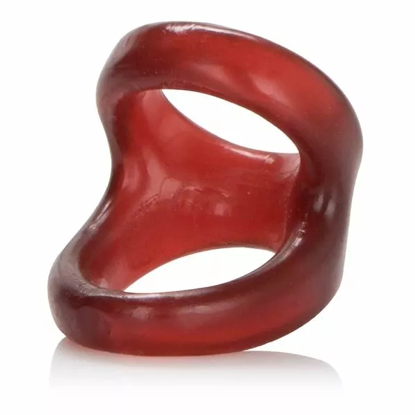 California Exotic Cockring En Ballsling - Rood
