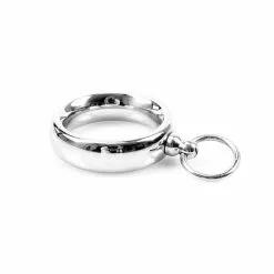 Spartan Steel Donut Cockring Met O Ring - 40mm