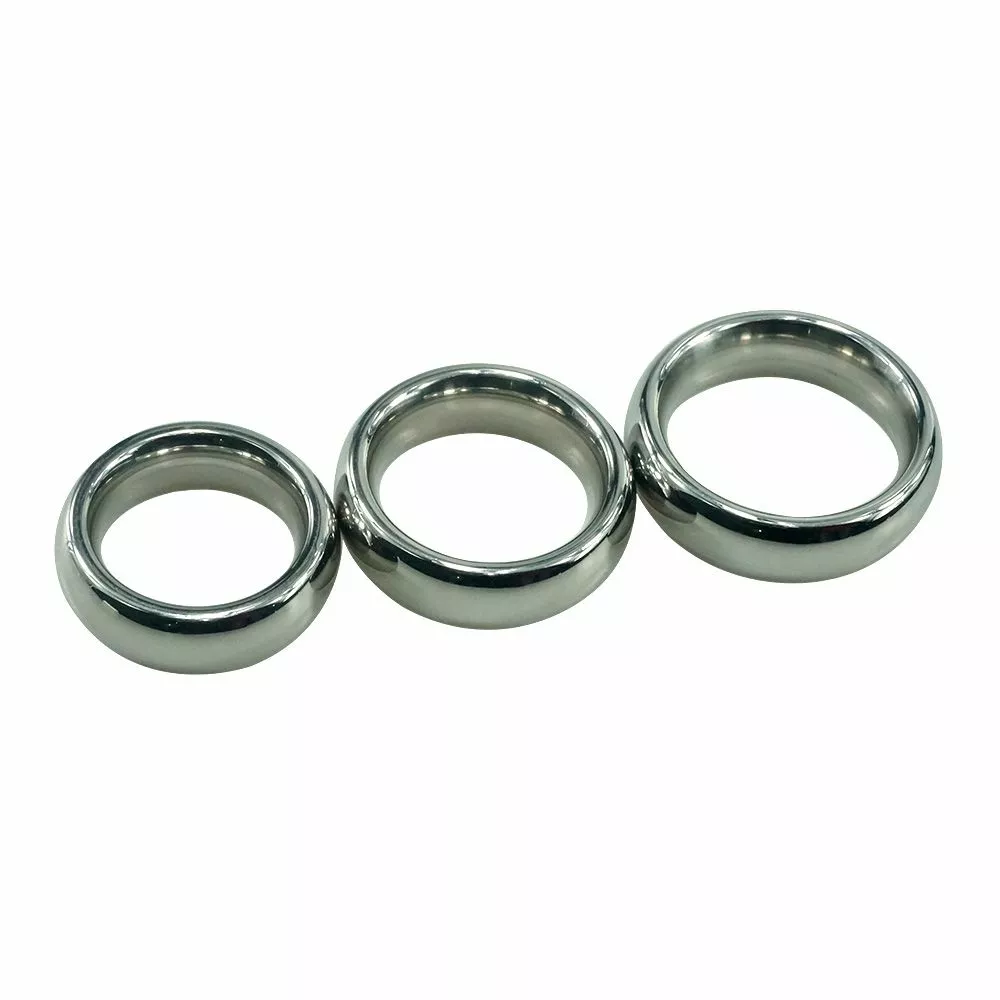 Spartan Steel Metalen Donut Cockring - RVS - 40MM