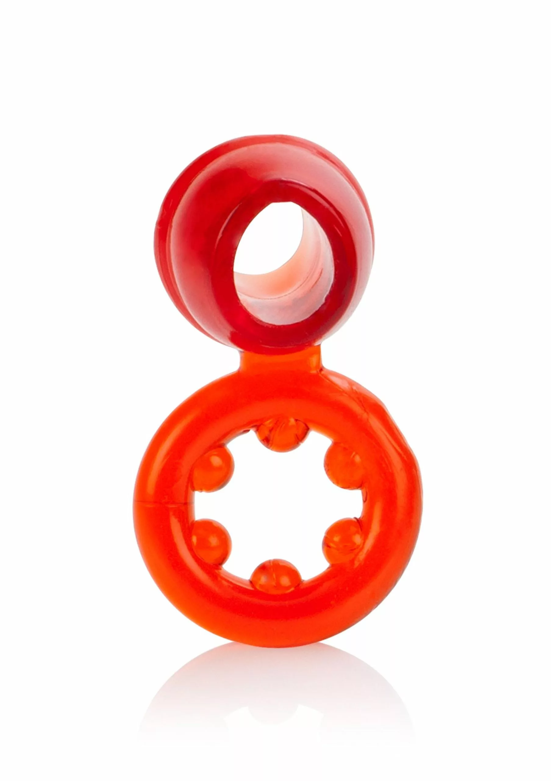 California Exotic Dual Support Magnum Ring - Rood - Afbeelding 2