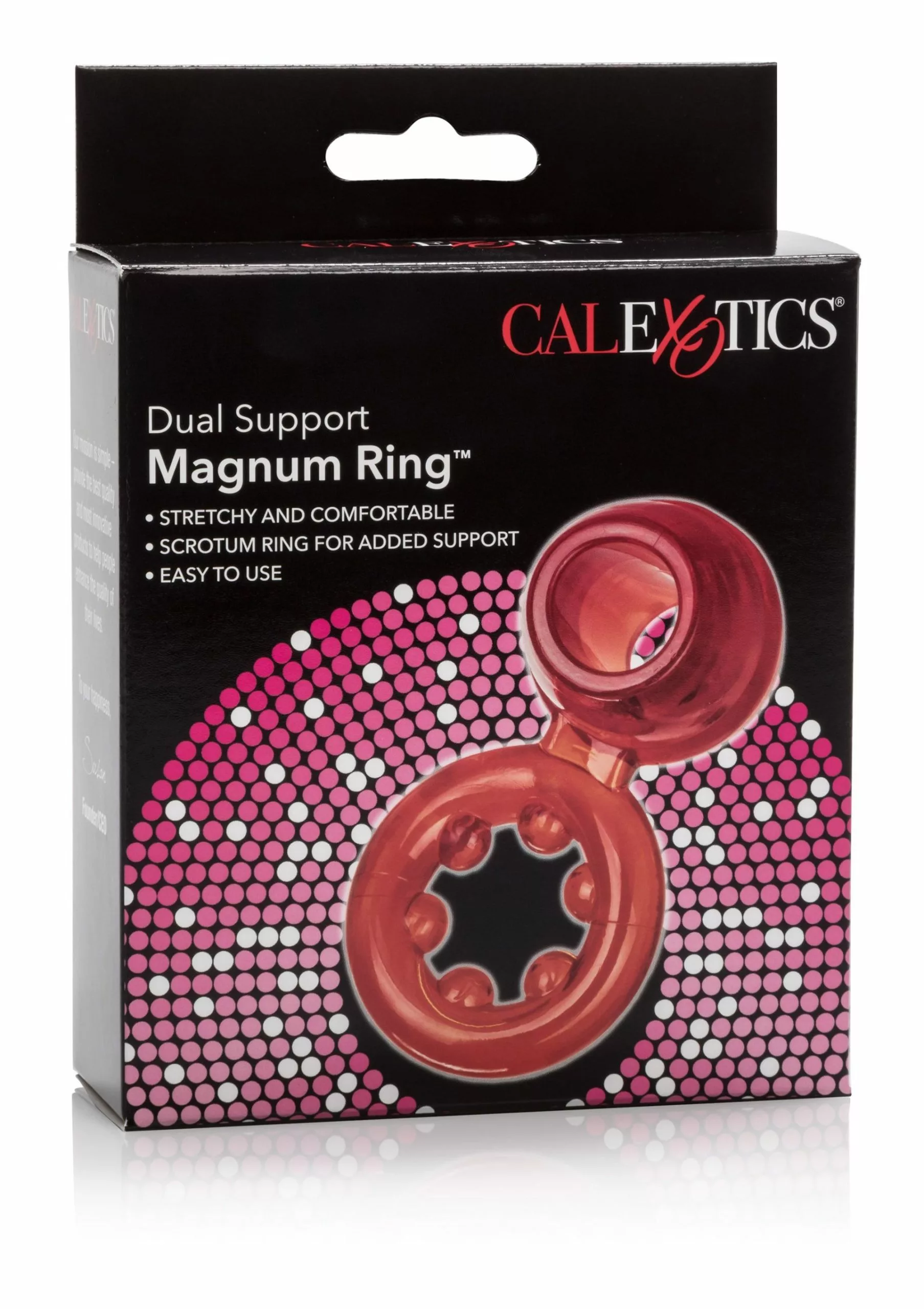 California Exotic Dual Support Magnum Ring - Rood - Afbeelding 3