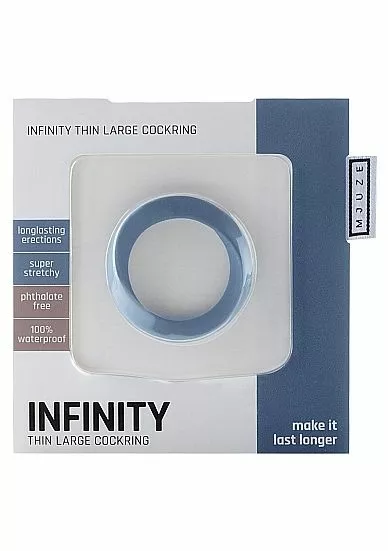 Mjuze Dunne Large Cockring - Blauw - Afbeelding 3