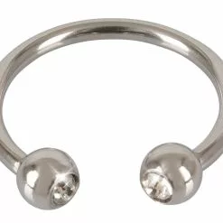 Rebel Eikel Ring Met Strass Steentjes