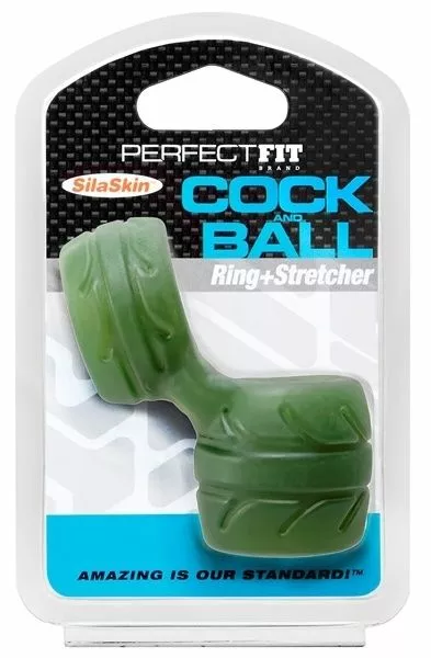 Perfect Fit Fat Boy SilaSkin Cock & Ball-Transparant - Afbeelding 7