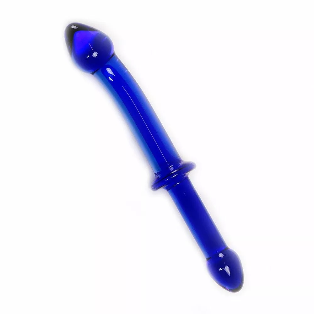Kiotos Glazen Dildo Blue Double