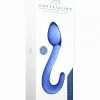 Shots - Chrystalino Glazen Dildo Champ - Blauw