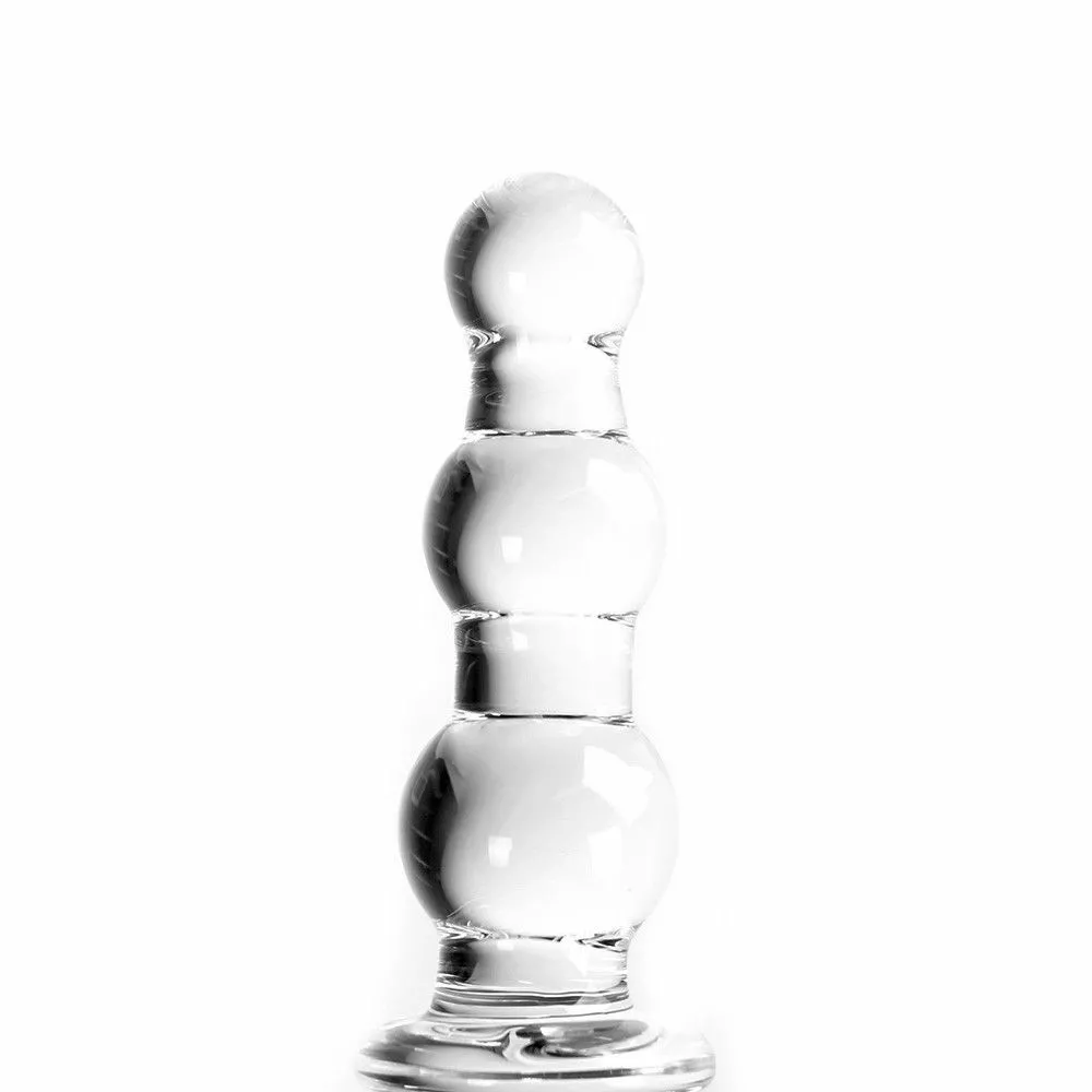 Kiotos Glazen Dildo Transparant Twister - Afbeelding 3