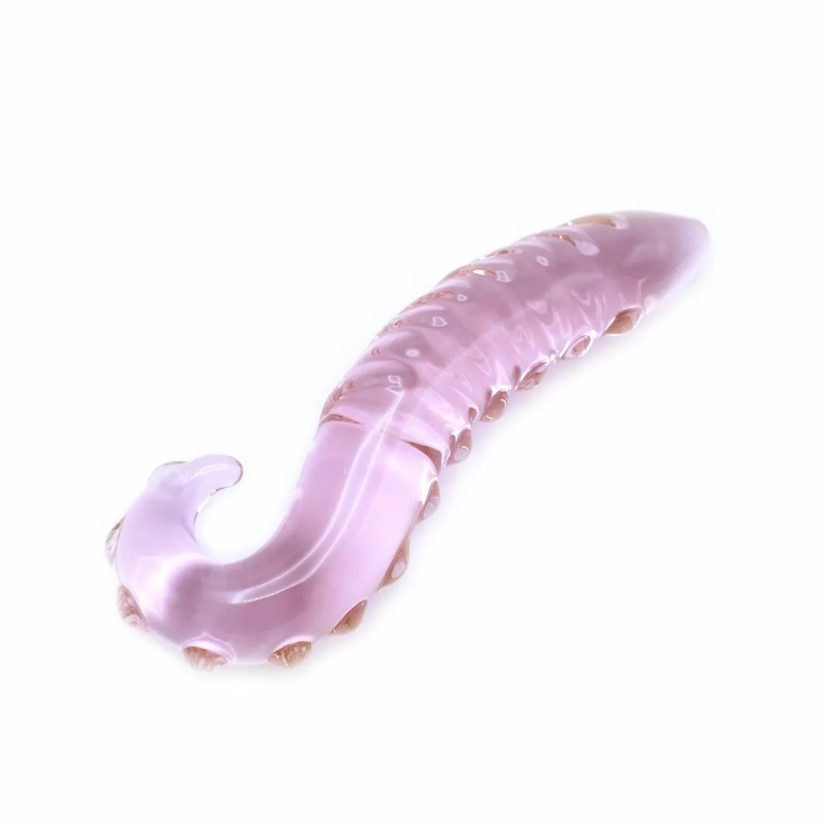 Esupplies Glazen Tentakel Dildo - Roze - Afbeelding 2