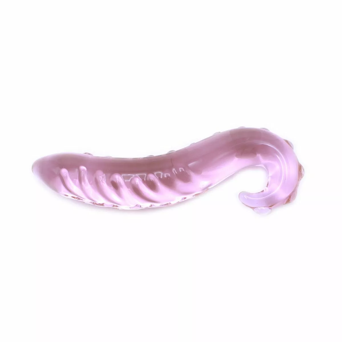 Esupplies Glazen Tentakel Dildo - Roze - Afbeelding 5