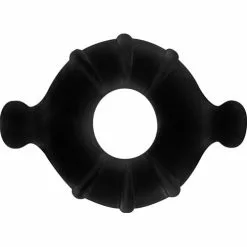 Shots Toys Gummy Cockring Medium - Zwart