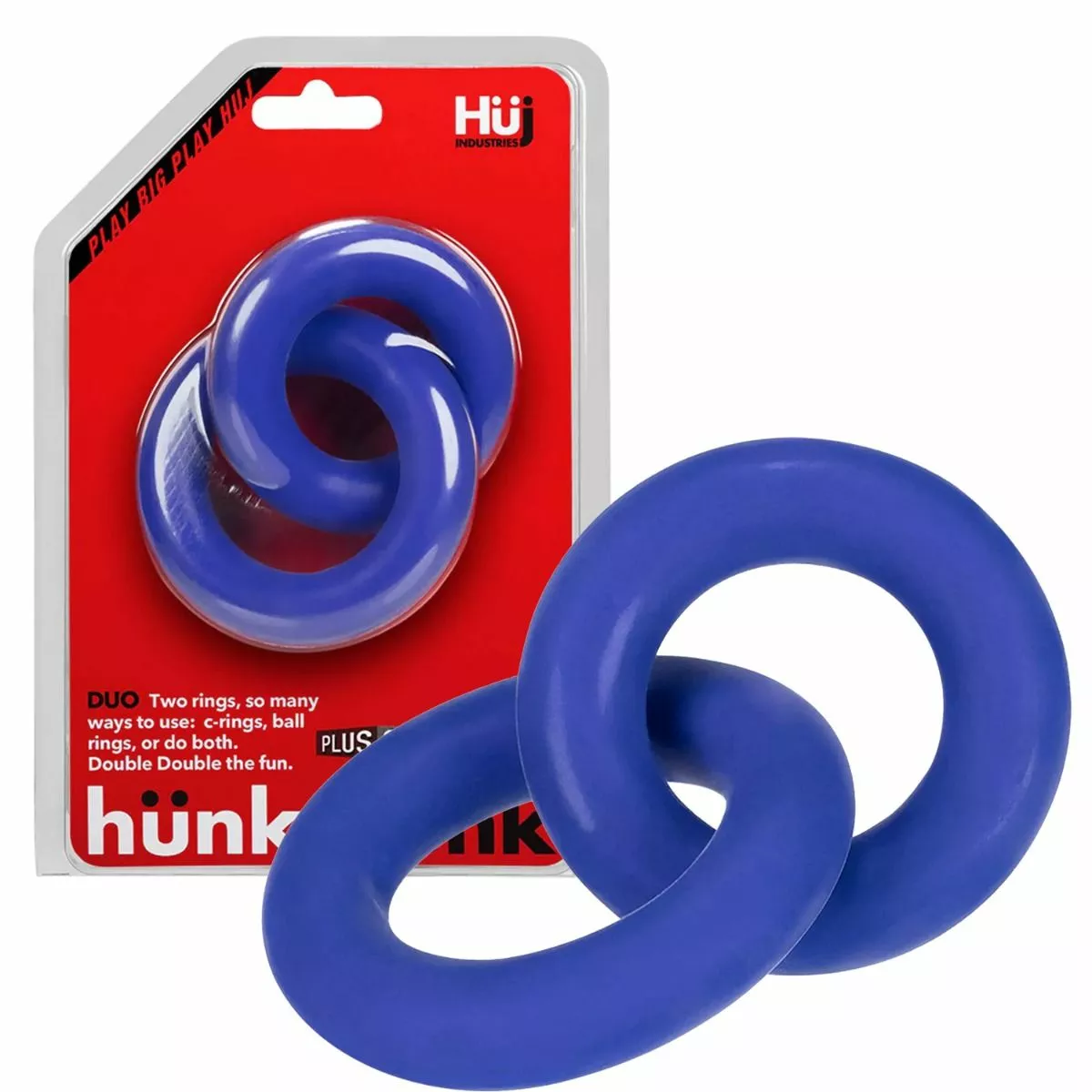Hünkyjunk Cock & Ball Rings - Blauw