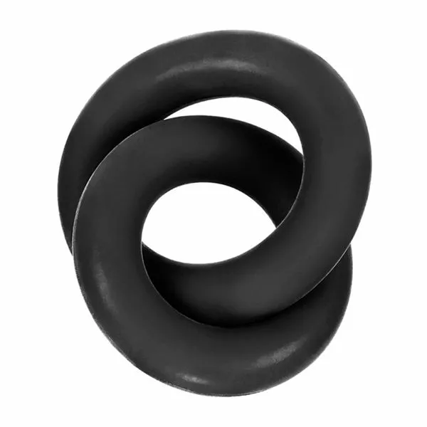 Hünkyjunk Cock & Ball Rings - Zwart - Afbeelding 4