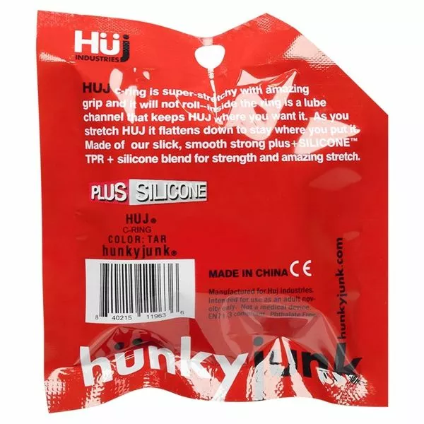 Hünkyjunk Cockring Single - Transparant - Afbeelding 3