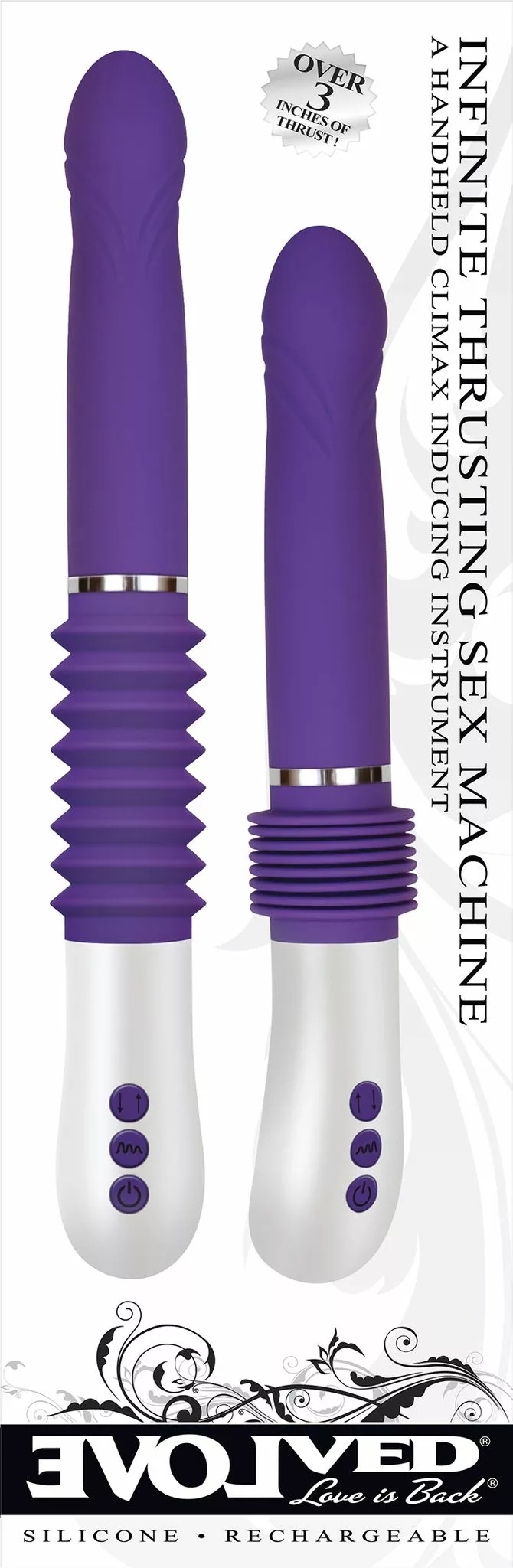 Evolved Novelties Stotende Vibrator Infinite Thrusting - Afbeelding 3