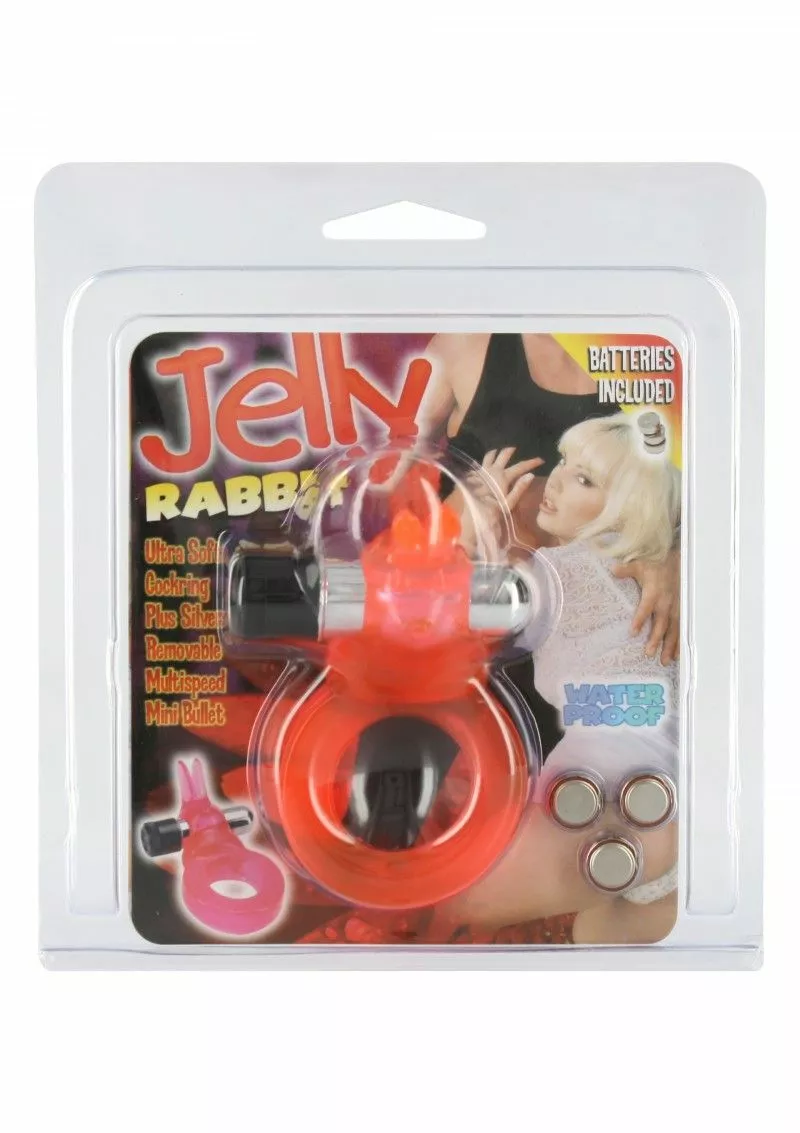 Seven Creations Jelly Rabbit Cockring - Roze - Afbeelding 2