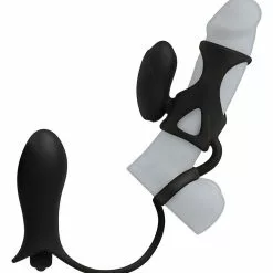 Kink By Doc Johnson Kink Vibrerende Siliconen Penissleeve Met Plug