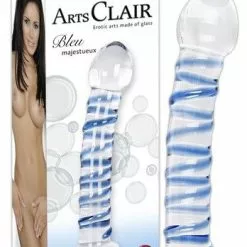 You2Toys Licht Gebogen Dildo Van Transparant Glas