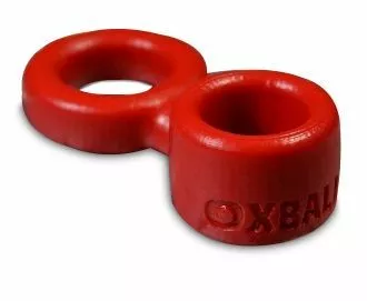 Oxballs Lowball Cockring En Ballstretcher - Rood
