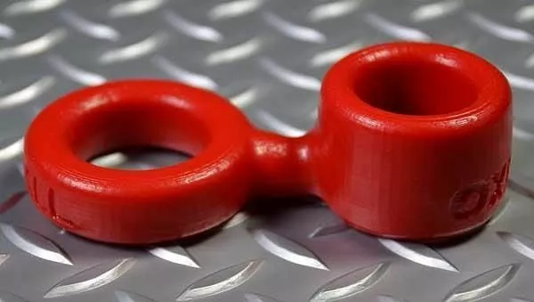 Oxballs Lowball Cockring En Ballstretcher - Rood - Afbeelding 2