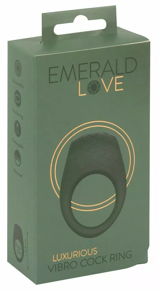 You2Toys Luxe Cockring Luxurious - Groen - Afbeelding 2