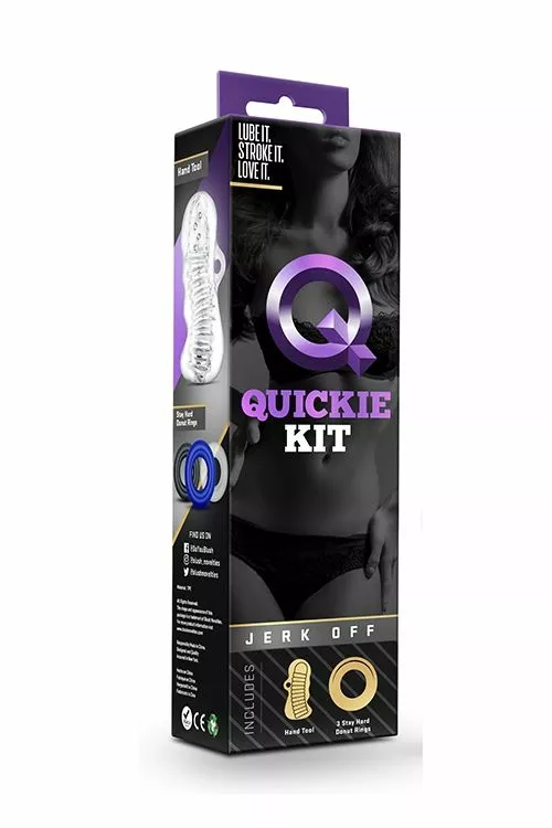 Blush Masturbator Kit Met Cockringen - Afbeelding 2