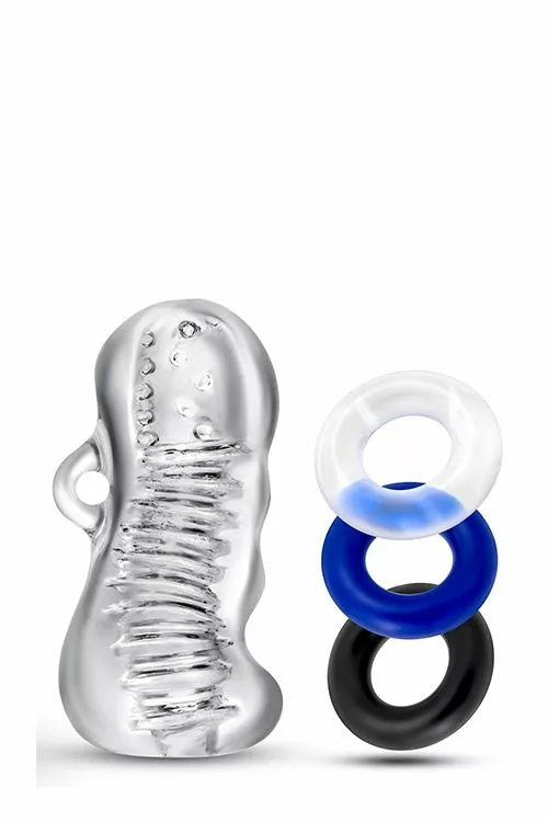 Blush Masturbator Kit Met Cockringen