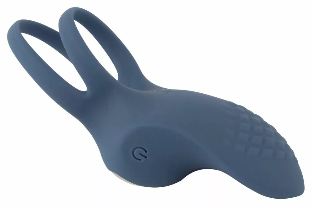 You2Toys Oplaadbare Vibrerende Dubbele Cockring - Blauw - Afbeelding 4