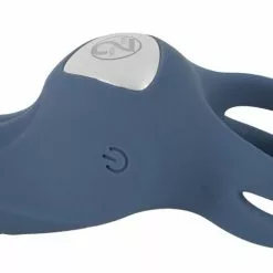 You2Toys Oplaadbare Vibrerende Dubbele Cockring - Blauw