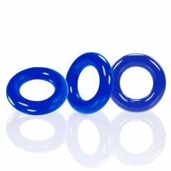 Oxballs Willy Cockring 3 Pack - Blauw