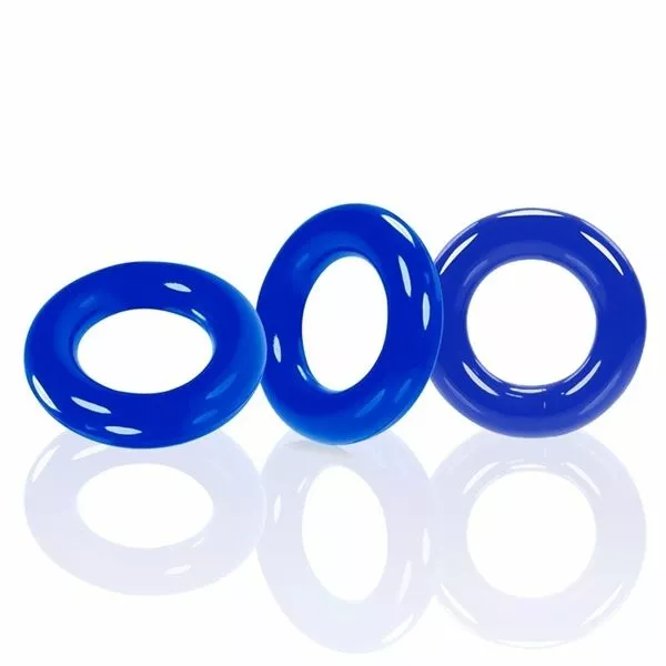 Oxballs Willy Cockring 3 Pack - Blauw
