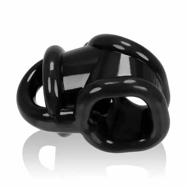 Oxballs Cock-en Ballsling Met Ballsplitter - Zwart - Afbeelding 3