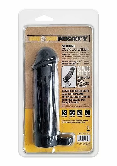 Boneyard Penis Sleeve Meaty Cock - Zwart - Afbeelding 4