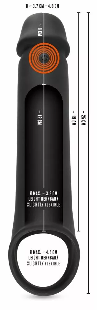 Rebel Penis Sleeve Met Afstandsbediening - Afbeelding 12