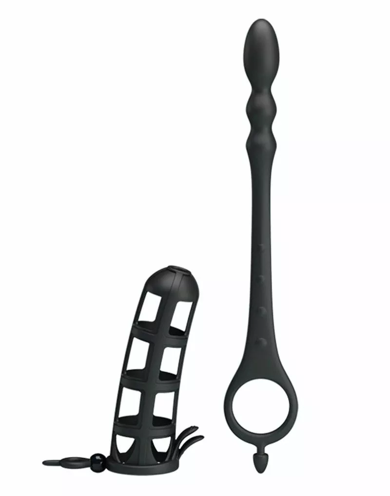 Crazy Bull Penis Sleeve Met Anaalplug - Afbeelding 3