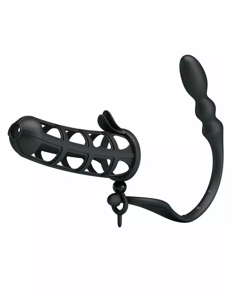 Crazy Bull Penis Sleeve Met Anaalplug