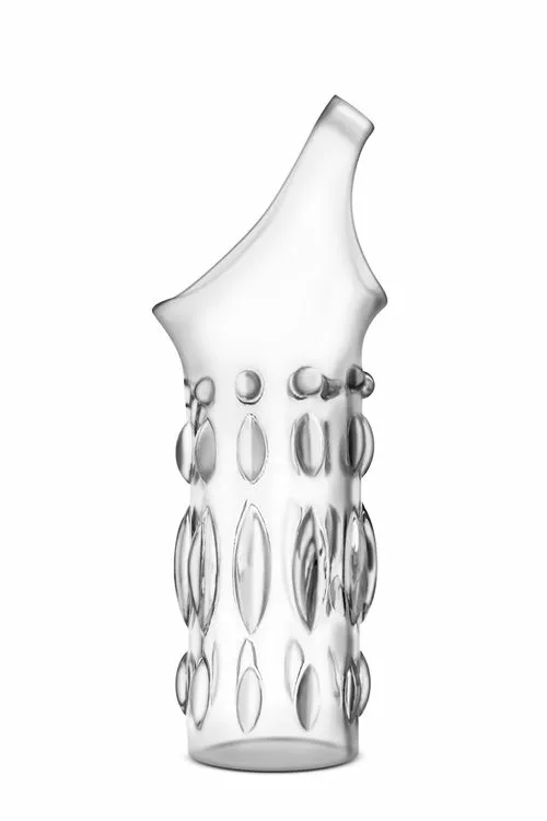 Blush Penis Sleeve Met Ring En Noppen - Transparant