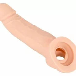 Nature Skin Penis Sleeve Met Verlenging - Huidskleur