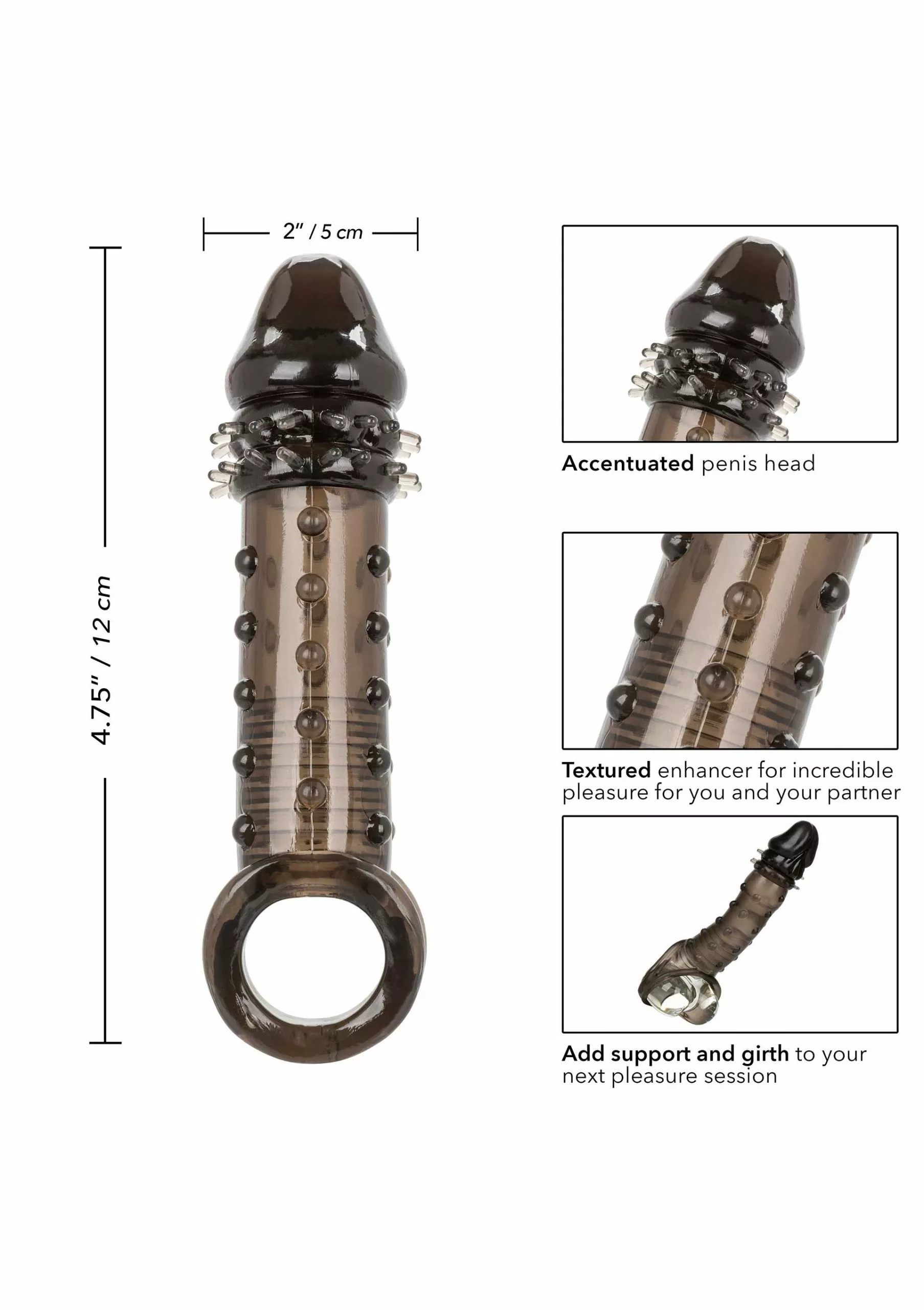 California Exotic Penis Sleeve Ultimate Stud Extender - Afbeelding 2