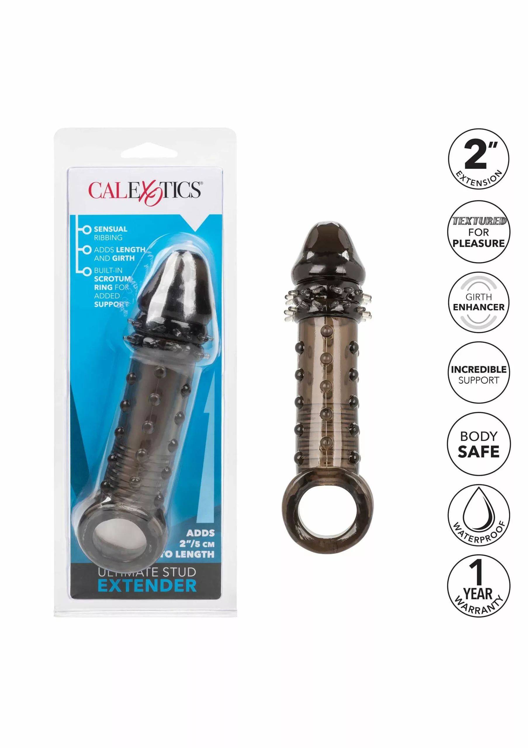 California Exotic Penis Sleeve Ultimate Stud Extender - Afbeelding 4