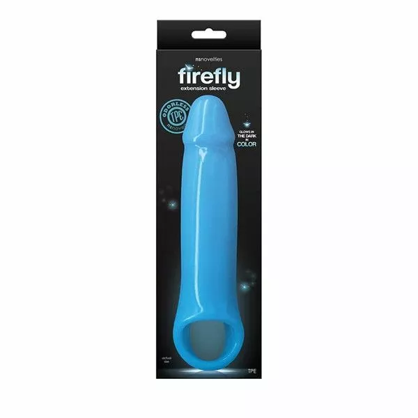 NS Novelties Penissleeve Firefly 23 Cm - Glow In The Dark*