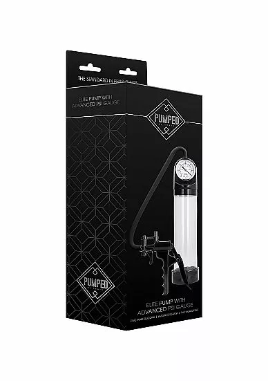 Pumped By Shots Elite Penispomp Met Pistoolgrip & Meter - Pumped - Afbeelding 2