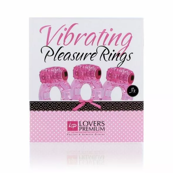 Lovers Premium Pleasure Cockringen 3 Stuks Roze - Afbeelding 2